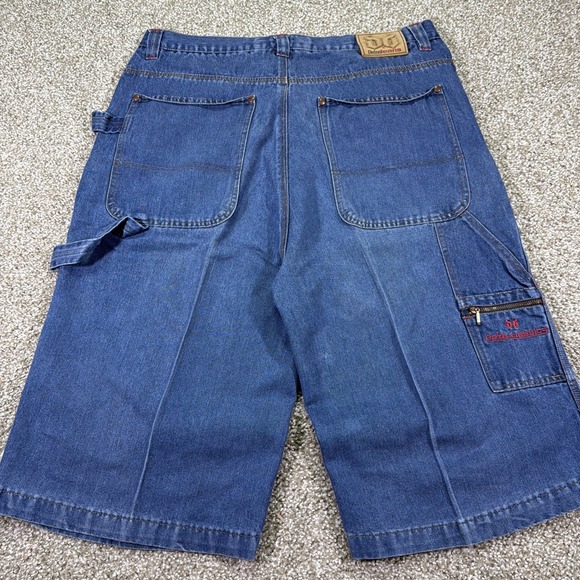 Deze Jeans Other - Deze Classics Y2k Jorts Carpenter Style Long Dark Wash Hiphop Baggy 38X13